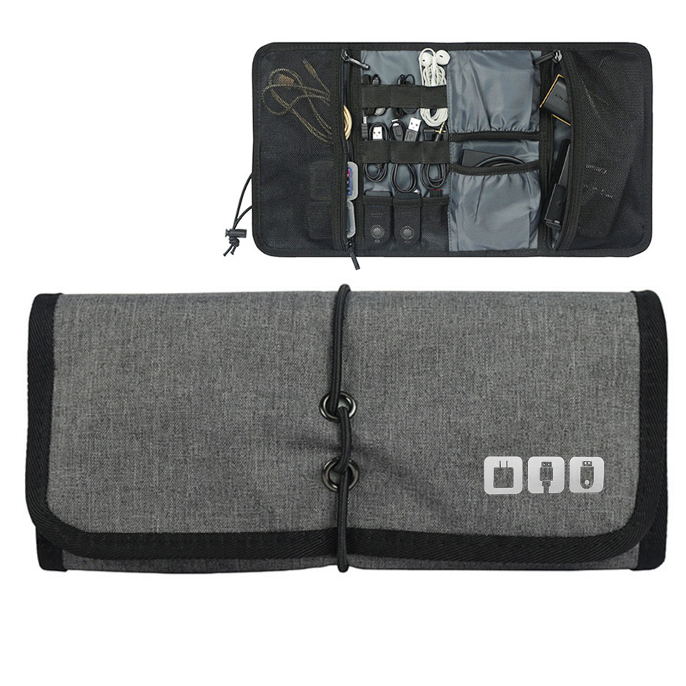 Electronics And Gadgets With U - Travel Storage Bag Kit Data Cable