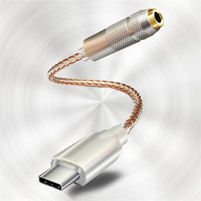 Usb Sound Card External - Type C to 3.5mm HiFi DAC
