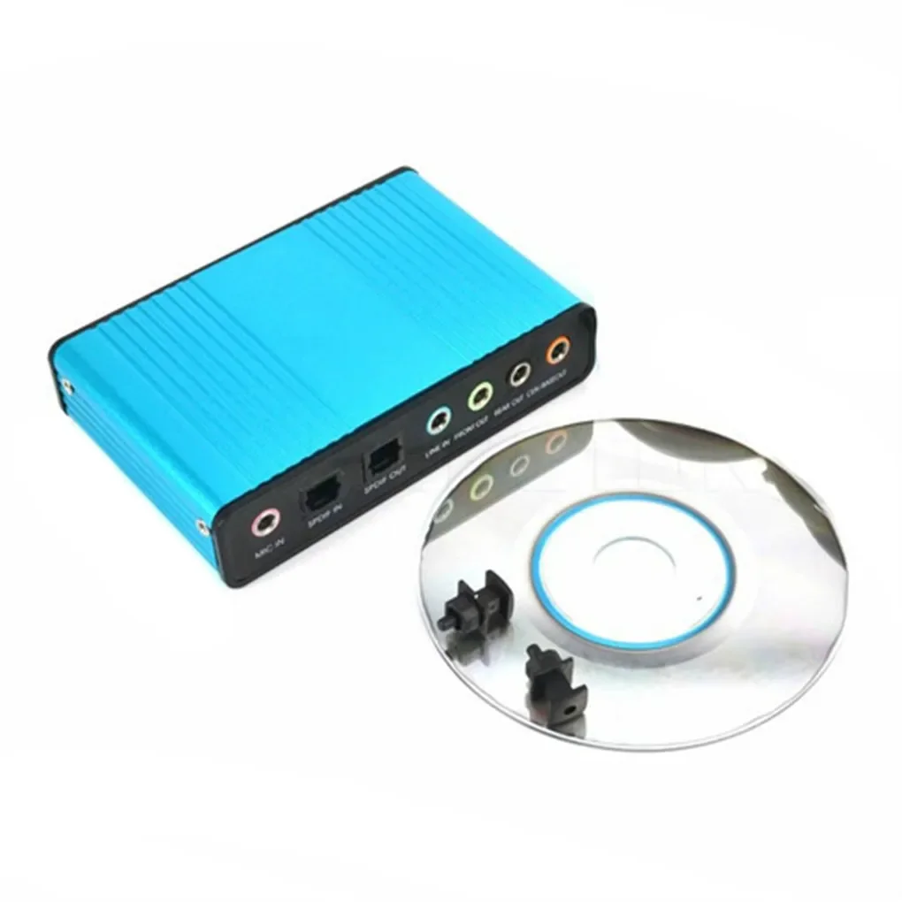 Usb Sound Card External - USB 2.0 Sound Card 6 Channel
