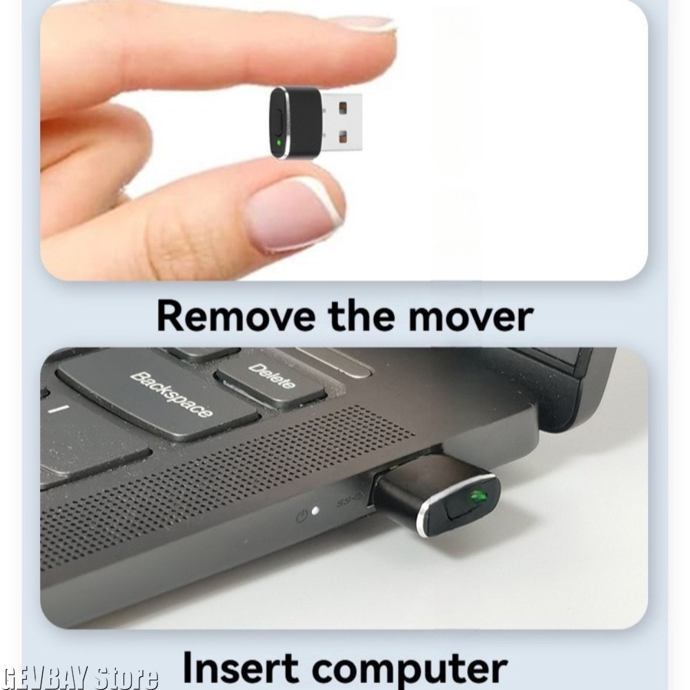 Mini USB Mouse Jiggler Undetec - Auto Mouse Mover ulasan dan harga