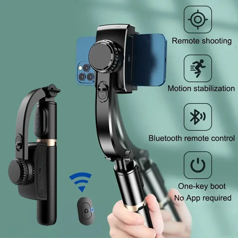 Q08 Handheld Gimbal Stabilisat - Auto Tracking Tripod ulasan dan harga