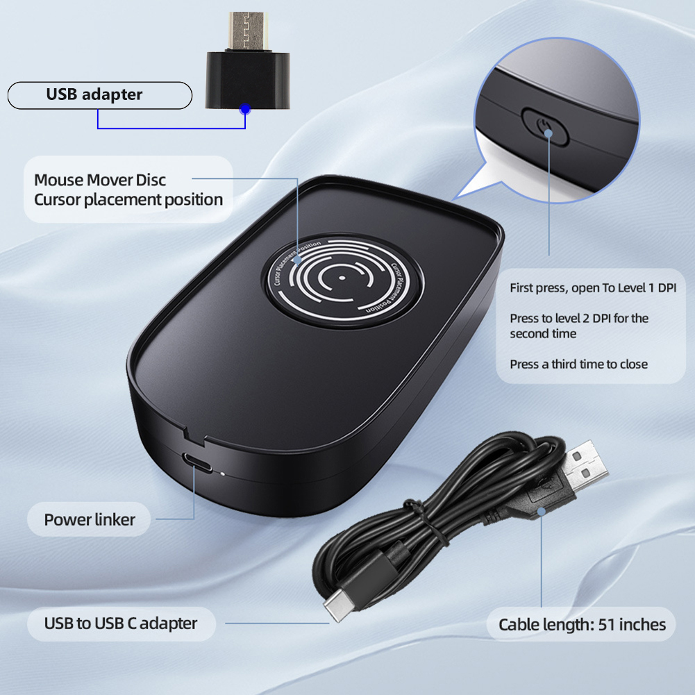 USB Mouse Jiggler Automatic Mo - Auto Mouse Mover ulasan dan harga