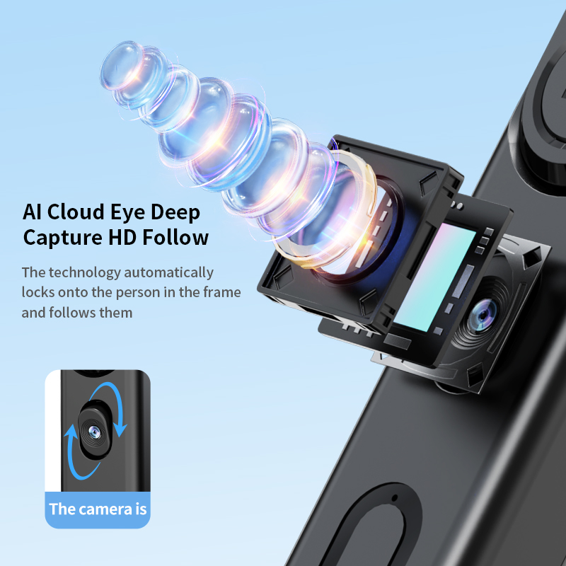 AI Tracking Gimbal Selfie Stic - Auto Tracking Tripod ulasan dan harga