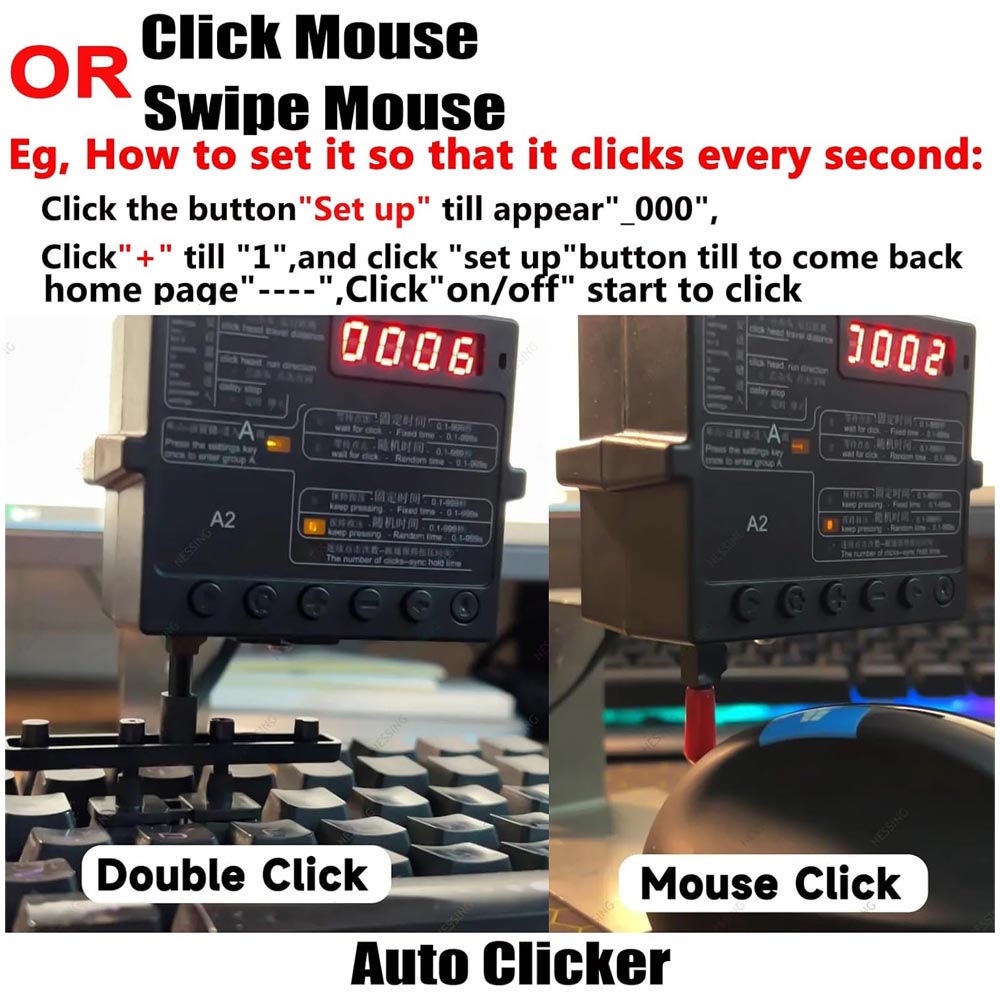 (ABC) Physical Click Auto Keyb - Auto Mouse Mover ulasan dan harga