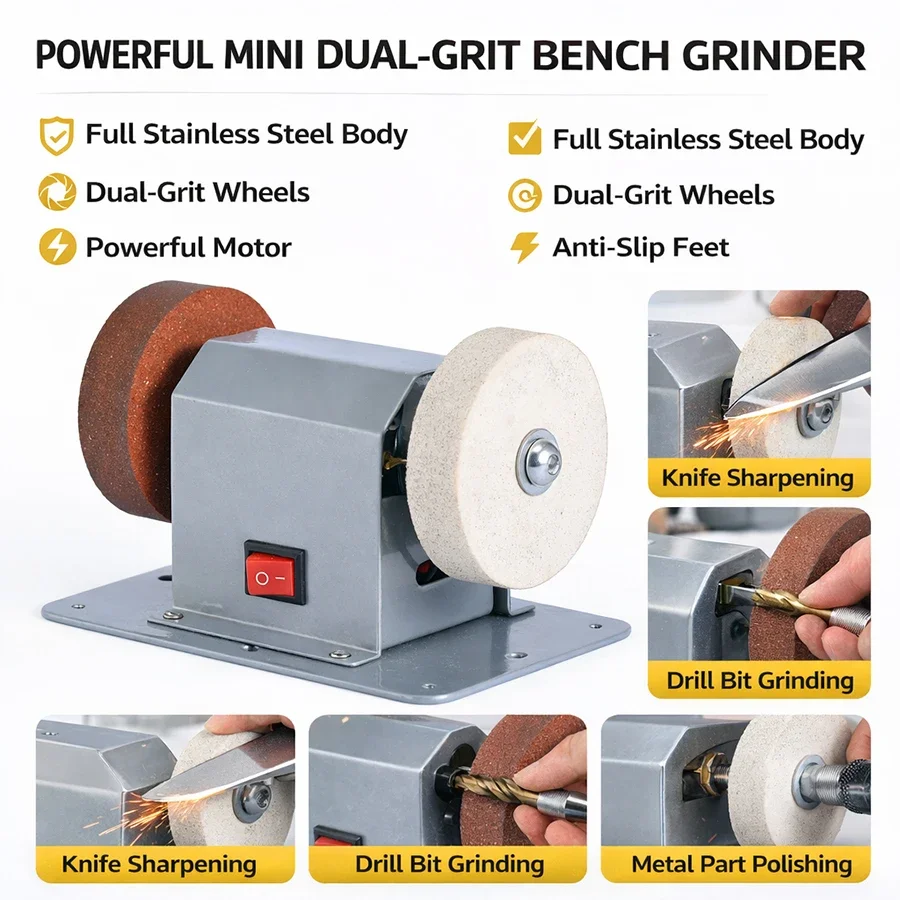 Mini Electric Bench Grinder Sh - Electro Gadgets ulasan dan harga