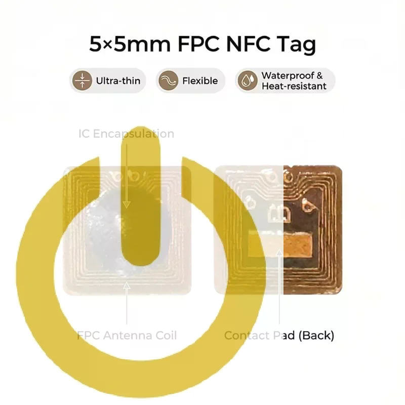 1/5/10PCS Programmable 5*5mm M - Nfc Tag Programmable ulasan dan harga