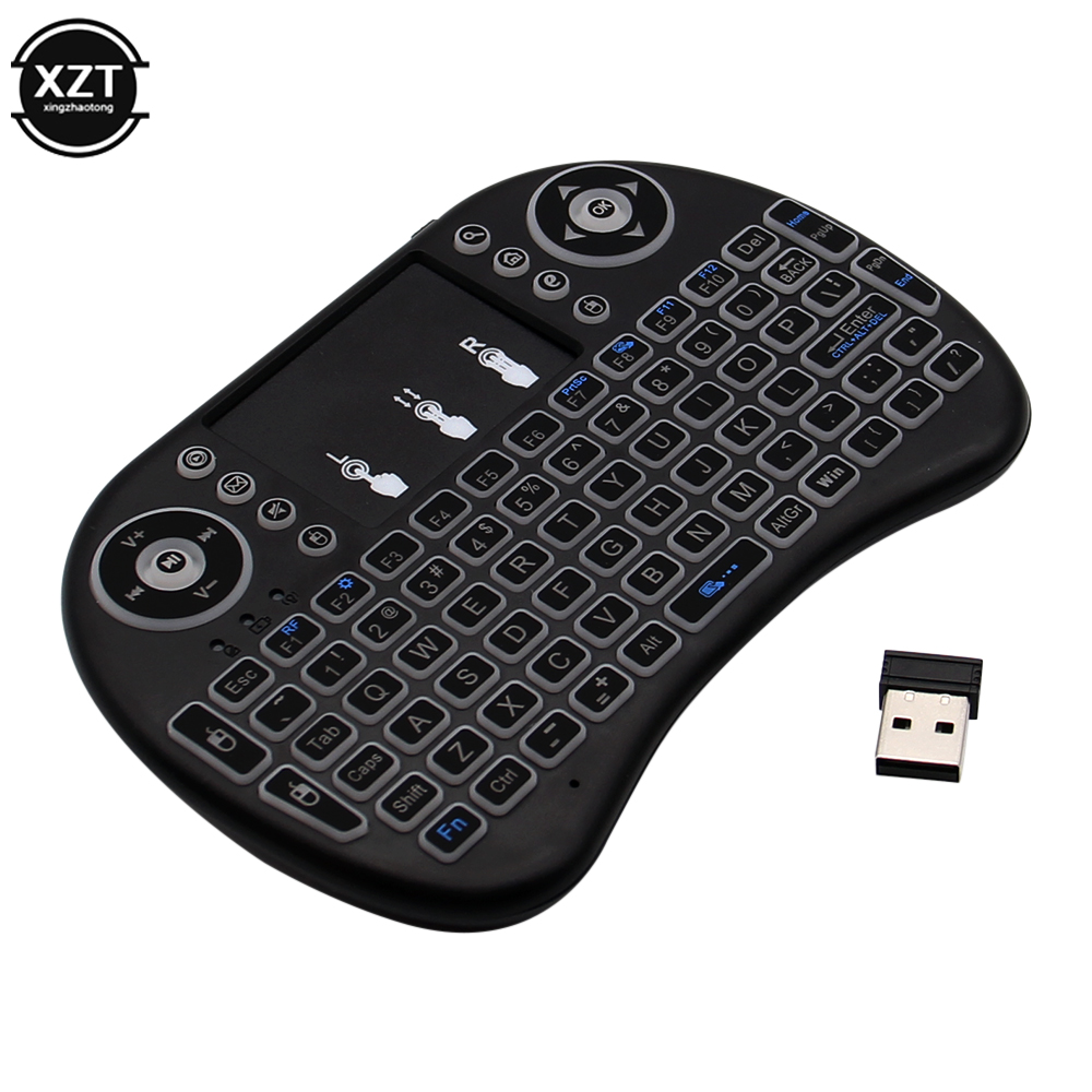 Backlit English Russian French - Wireless Keyboard Mini ulasan dan harga