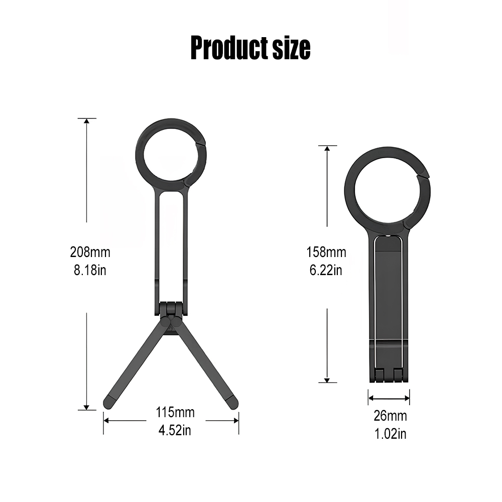 Carabiner Mobile Phone Tripod  - Auto Tracking Tripod ulasan dan harga