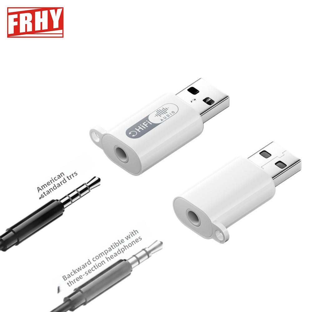 2PCS USB A to 3.5mm TRRS 2-in- - Usb Sound Card External ulasan dan harga