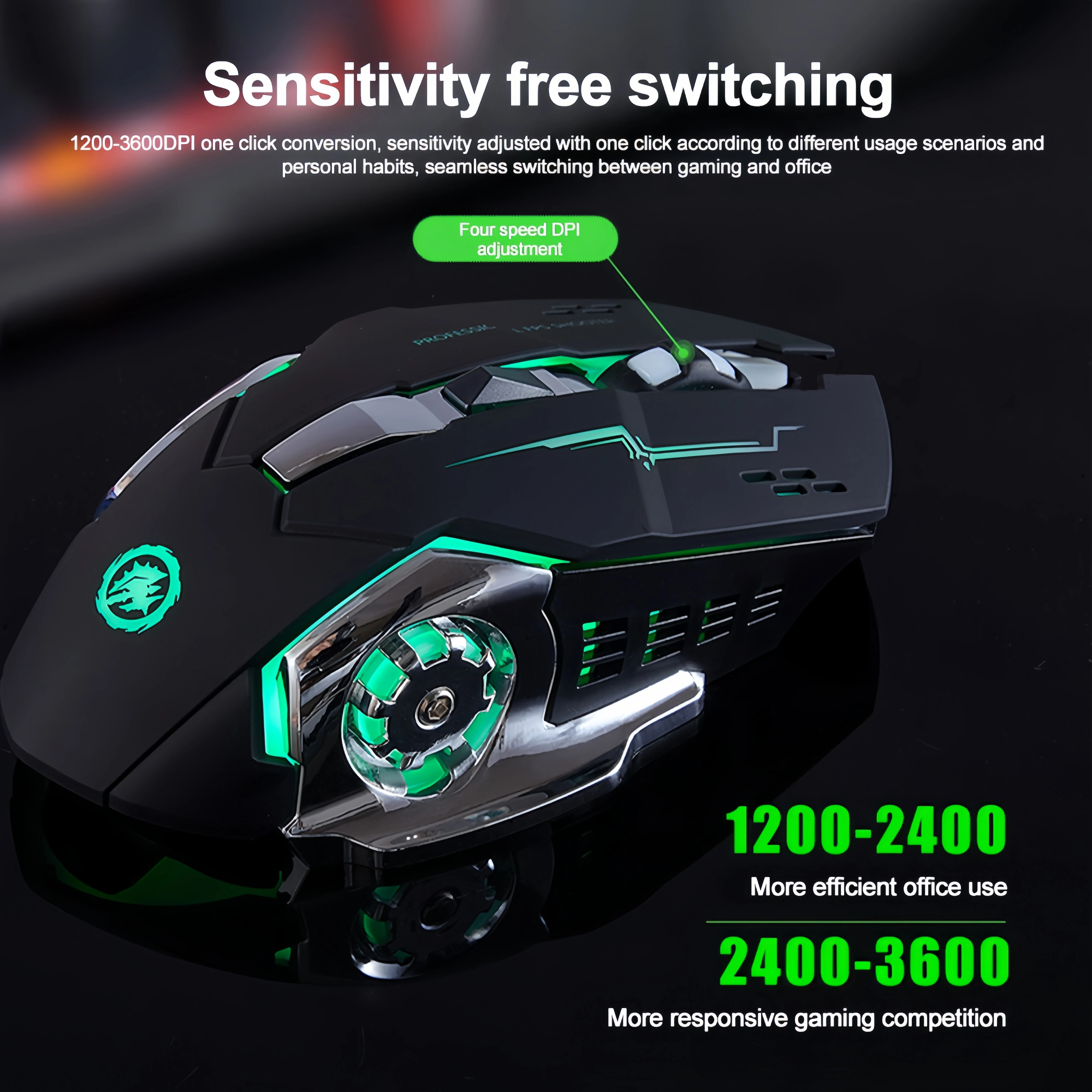 Bluetooth 5.2 Mouse RGB Gaming - Auto Mouse Mover ulasan dan harga