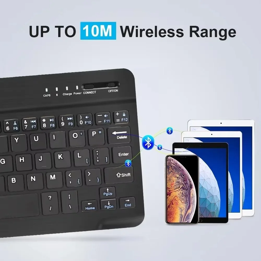 Bluetooth Keyboard for iPad 10 - Wireless Keyboard Mini ulasan dan harga