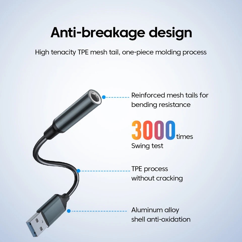 HiFi USB to 3.5mm Audio Adapte - Usb Sound Card External ulasan dan harga