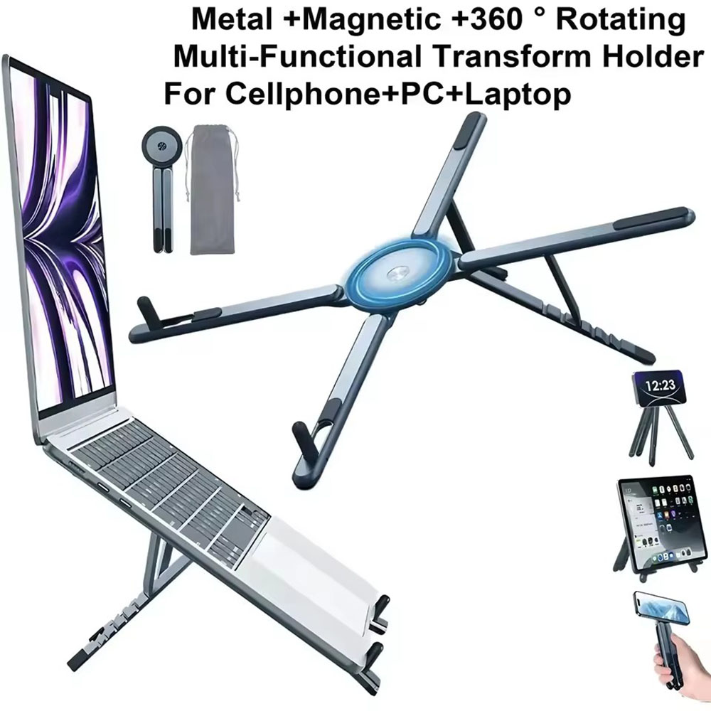 Portable Magnetic Phone Holder - Auto Tracking Tripod ulasan dan harga