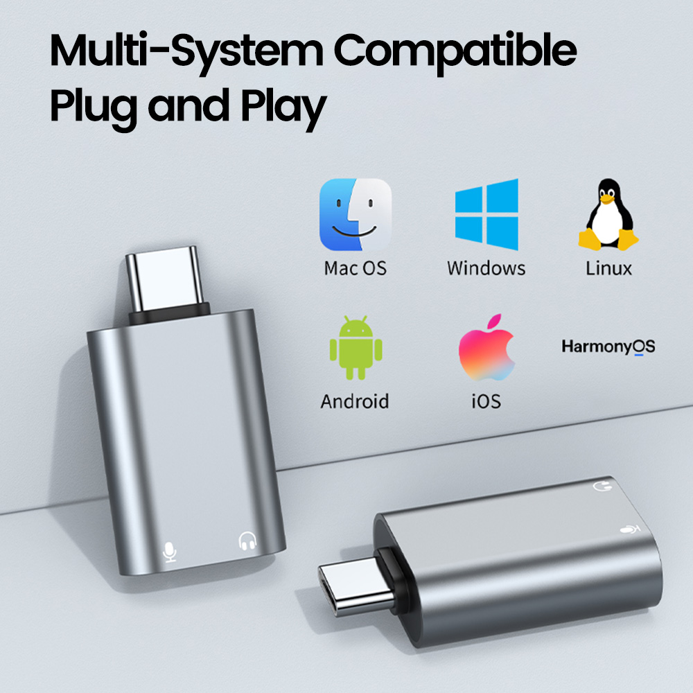 Elough Type C To 3.5mm Externa - Usb Sound Card External ulasan dan harga