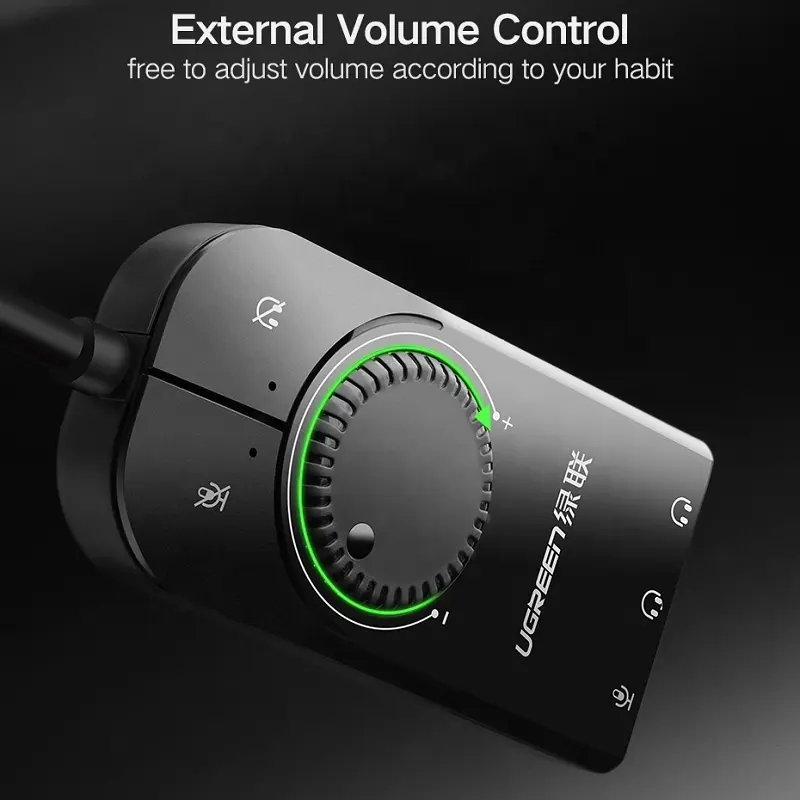 UGREEN USB Sound Card External - Usb Sound Card External ulasan dan harga