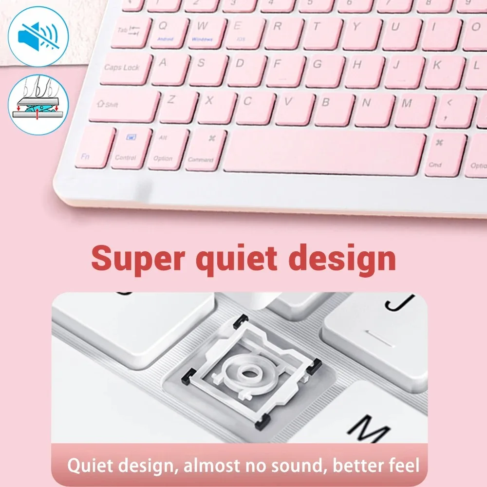 Hebrew Bluetooth Keyboard 10in - Wireless Keyboard Mini ulasan dan harga