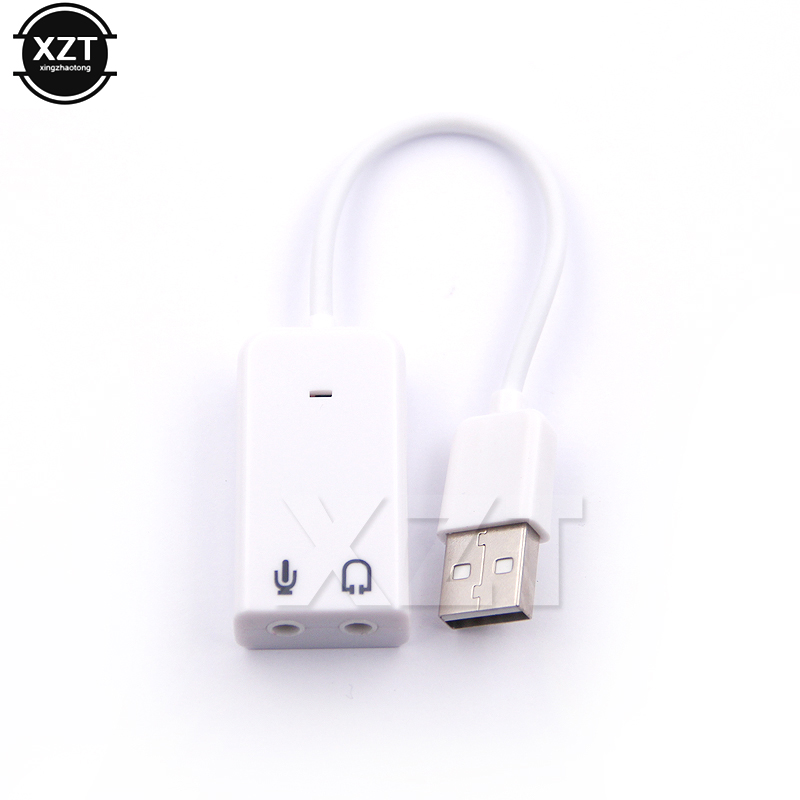 3D White 2.0 Virtual 7.1 Chann - Usb Sound Card External ulasan dan harga