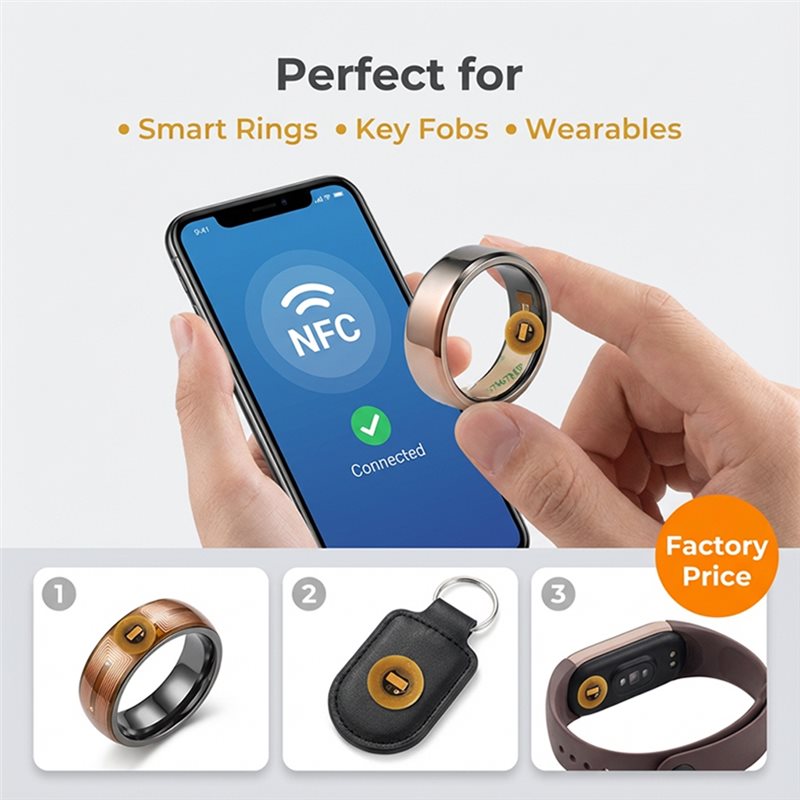 BAAE NFC Tag 6Mm Diameter NXP  - Nfc Tag Programmable ulasan dan harga