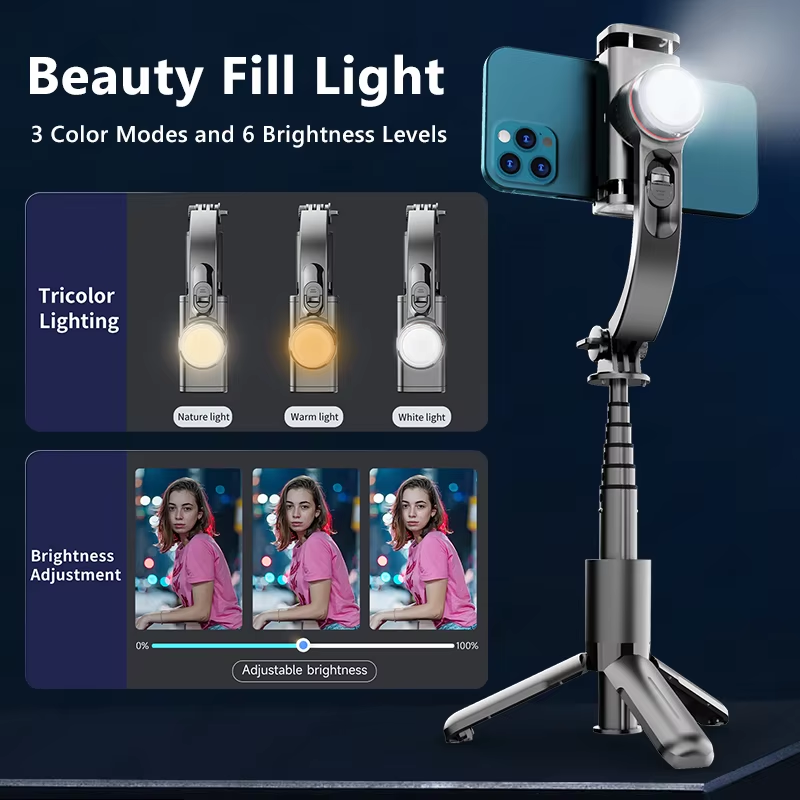 AXNEN Gimbal Selfie Stick Trip - Auto Tracking Tripod ulasan dan harga