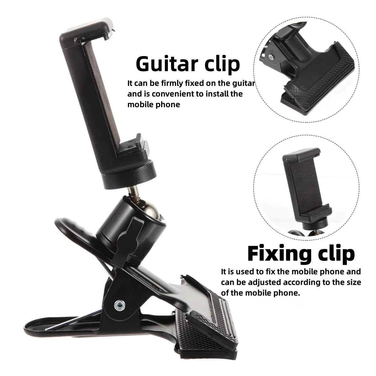 Miwayer Guitar Head Clip Mobil - Auto Tracking Tripod ulasan dan harga