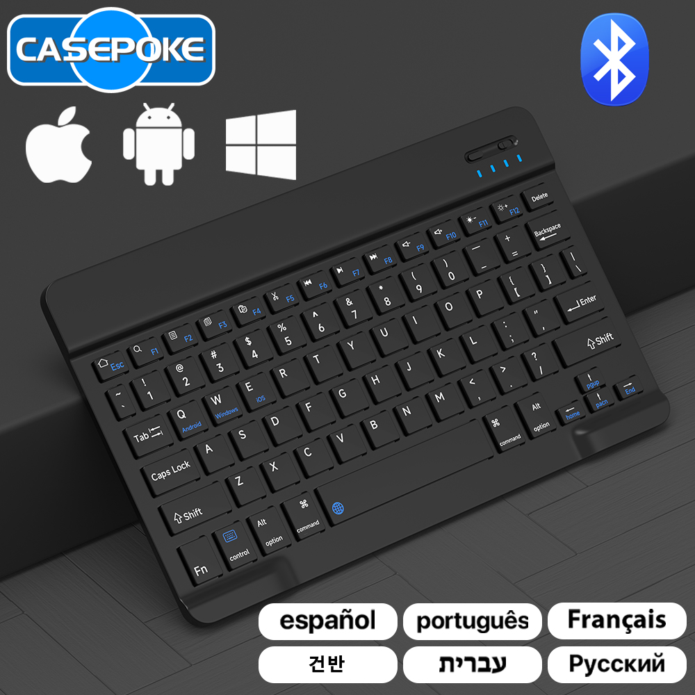 CASEPOKE For iPad Xiaomi Samsu - Wireless Keyboard Mini ulasan dan harga