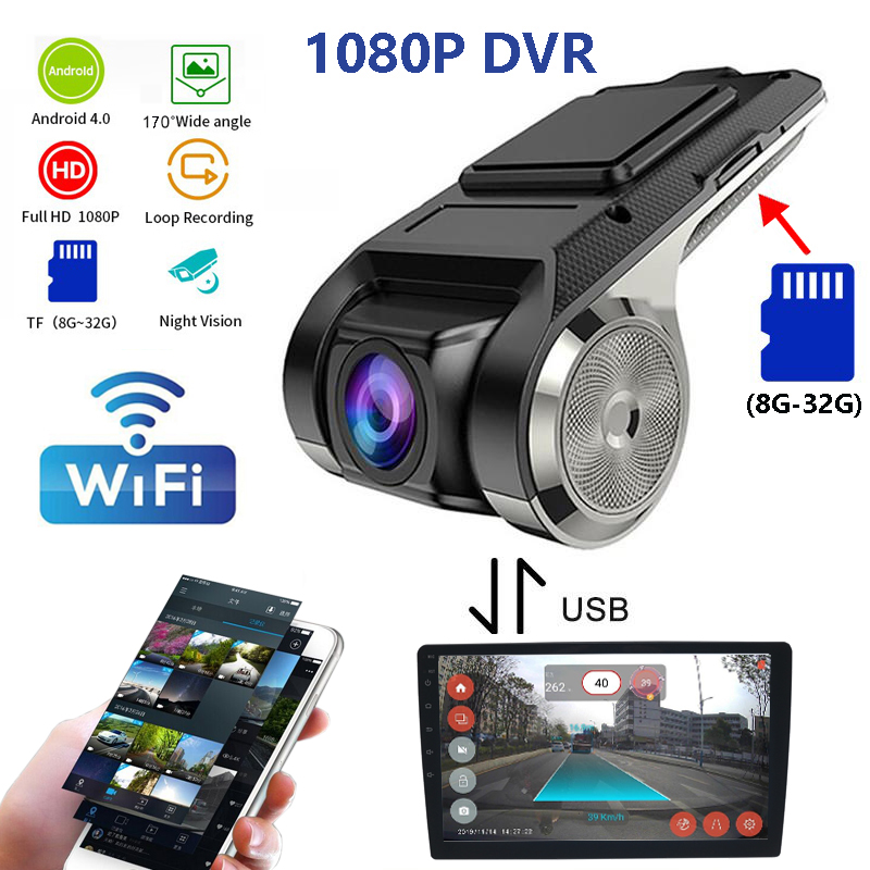 HD USB+Wifi Car Dash DVR Recor - Usb Sound Card External ulasan dan harga